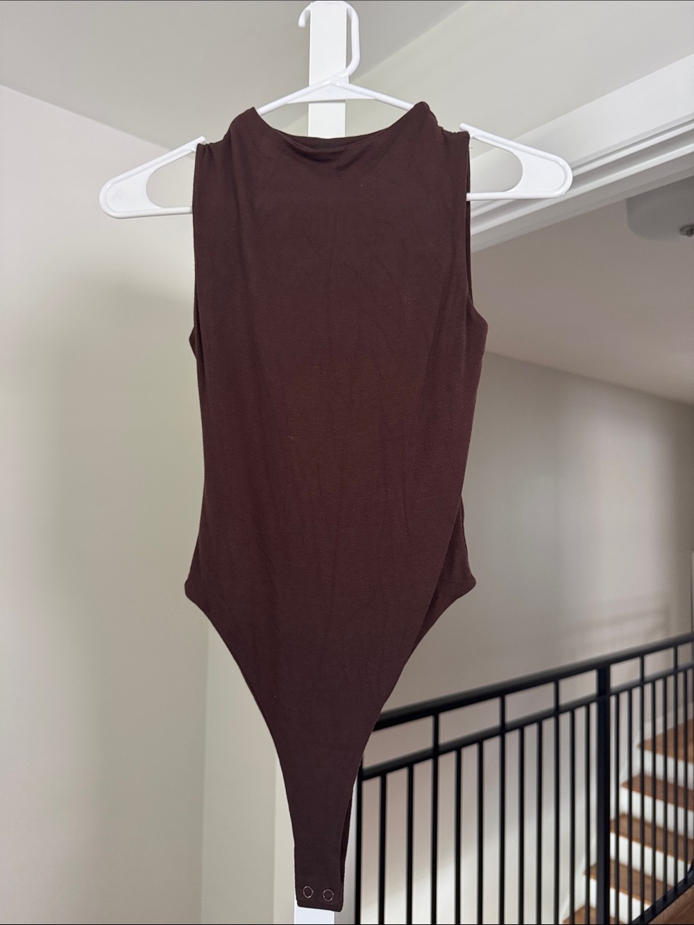 naked wardrobe Brown Sleeveless Kids One-Piece Bodysuit